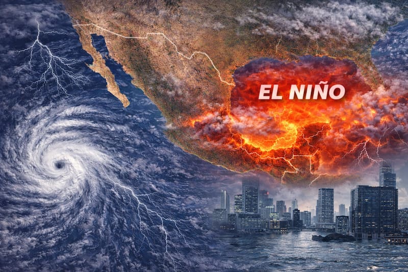 Un fenómeno meteorológico poco común, denominado “El Niño Godzilla”, se está formando en el Océano Pacífico. (Imagen ilustrativa)