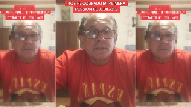 Un hombre se retira con 62 años y se emociona al ver su primera pensión: “Una excelente y maravillosa paga”