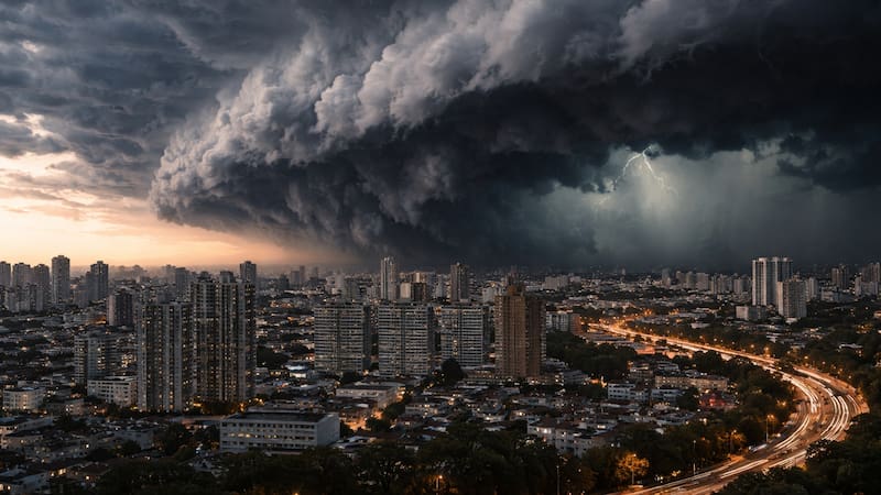 Un nuevo episodio de lluvias con chubascos, rachas de viento de hasta 60 km/h y posible caída de nieve o aguanieve afectará varias regiones del país durante las próximas horas.