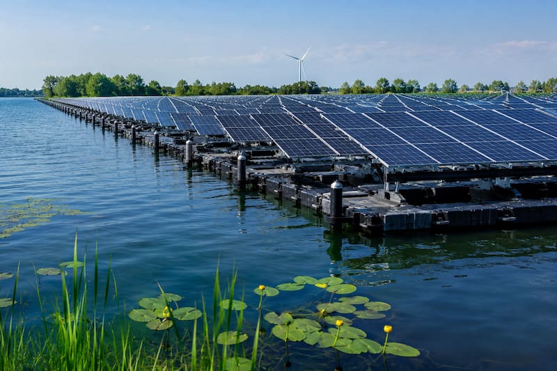 Un país europeo instaló una granja solar flotante y el resultado sorprendió a los científicos: ahora es refugio de miles de especies