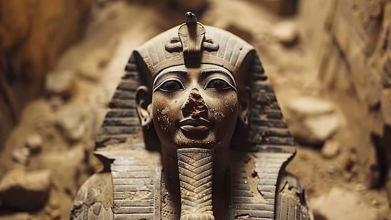 La estatua redefine todo lo que se conoce de la historia y el arte del Antiguo Egipto. (Imagen: Freepik IA)