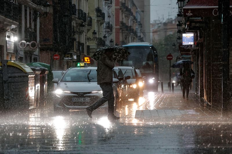Una fuerte tormenta con granizo se aproxima en el país: estas son las zonas afectadas por las lluvias intensas
