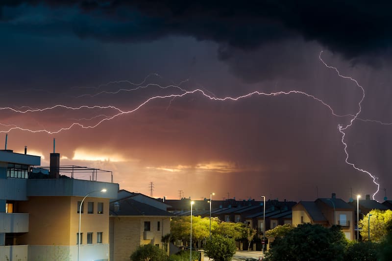 Se viene el diluvio del año durante las próximas 48 horas: intensas tormentas y granizo con fuertes ráfagas de viento en Sinaloa, Jalisco y Yucatán. Fuente: Shutterstock.