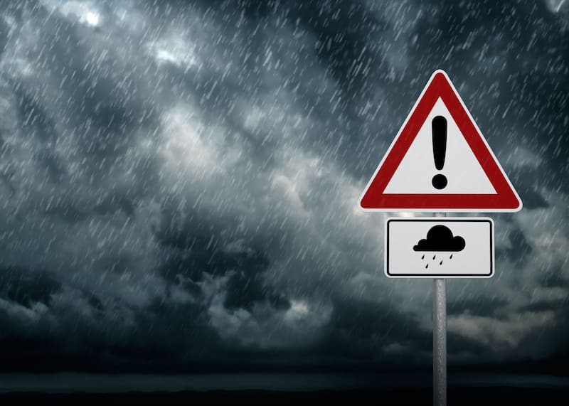 Se acerca un diluvio histórico con 72 horas de tormentas, lluvias intensas y vientos de 70 km/h: las zonas afectadas. Fuente: Shutterstock.