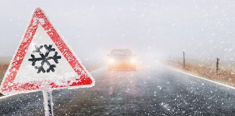 El NWS informa sobre nevadas en algunas partes del país. Fuente: Archivo.