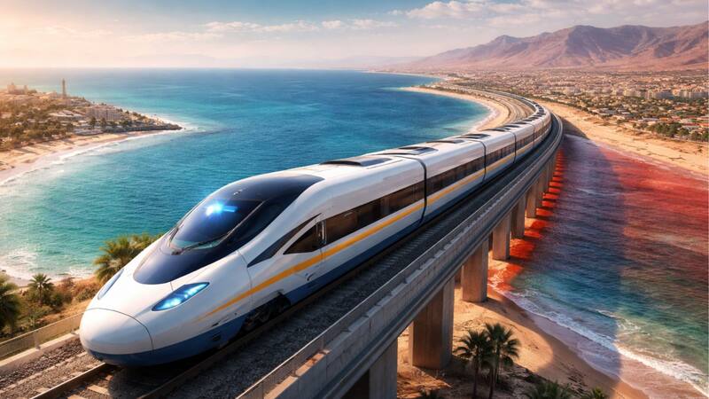 Una obra histórica: el tren de alta velocidad que conectará dos mares por tierra y es el orgullo de un país
Fuente: IA