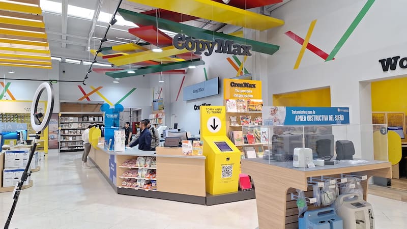 Una tienda de Office Max al sur de la Ciudad de México