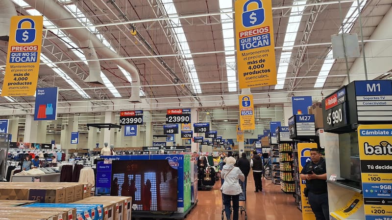 Una tienda de Walmart al sur de la Ciudad de México | Foto: Yanin Alfaro