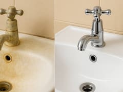 Ni vinagre, ni bicarbonato: la mejor forma de sacar el sarro de las canillas y del inodoro