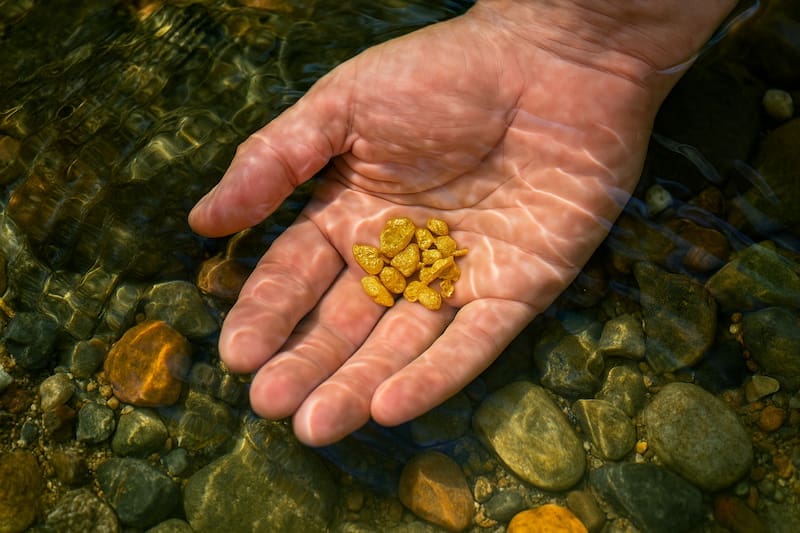 Una mina de oro se convierte en lago y abre un negocio millonario que le pertenece a toda una región (foto: archivo).