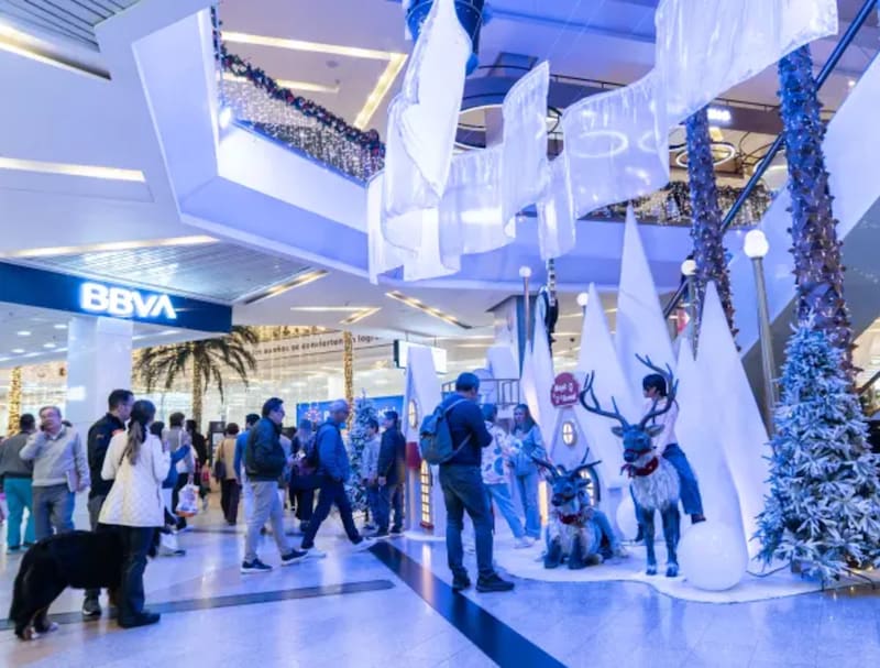 El armado requirió el trabajo de 150 personas (Fuente: Unicentro Bogotá).