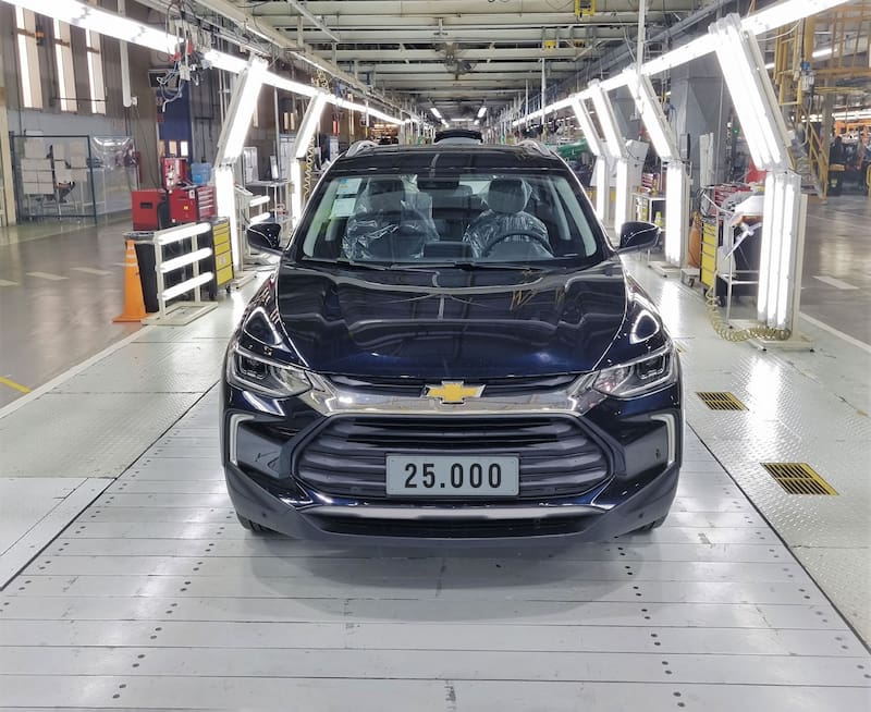 GM produce la Tracker en la Argentina desde 2022
