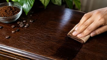 Usar café usado para limpiar muebles de madera oscura: para qué sirve y cuáles son sus beneficios