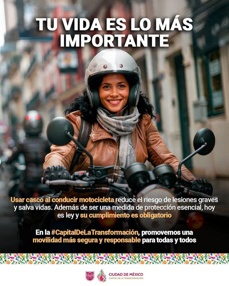 Más allá de la multa, la falta a esta norma de tránsito en CDMX provoca la retención DE LA moto, la cual será enviada al depósito oficial o corralón.