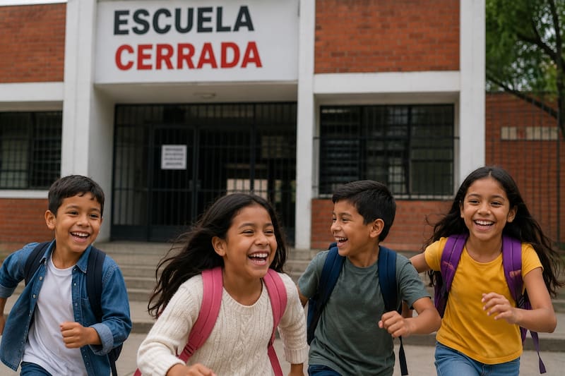 Todas las escuelas cerrarán del lunes 5 al lunes 12 y los alumnos de preescolar, primaria y secundaria tendrán otro descanso extra largo.