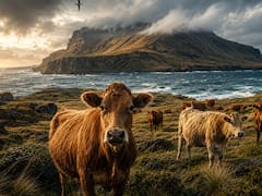 En 1871, un granjero abandonó cinco vacas en una isla remota. 130 años después, los científicos analizaron su ADN y quedaron helados