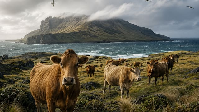 En 1871, un granjero abandonó un par de vacas en una isla: 130 años después, los científicos analizaron su ADN y el resultado desafió toda lógica
