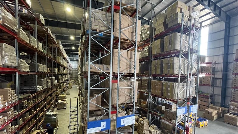 Depósito de VACLOG en el parque industrial PIBA.