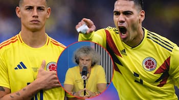 Valderrama rompió el silencio y eligió al mejor futbolista colombiano de la historia: ¿James Rodriguez, Falcao o él?
