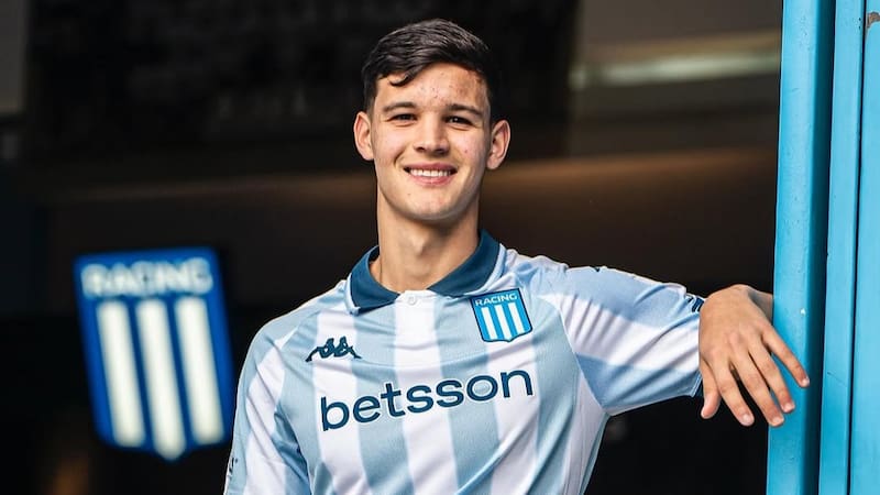 Racing incorporó a Valentín Carboni, que tiene el pase valorado en casi u$s 12 millones