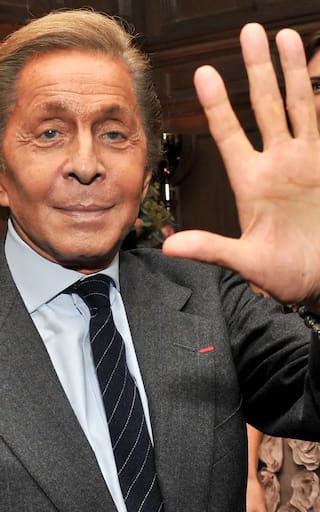 Murió el reconocido diseñador italiano Valentino