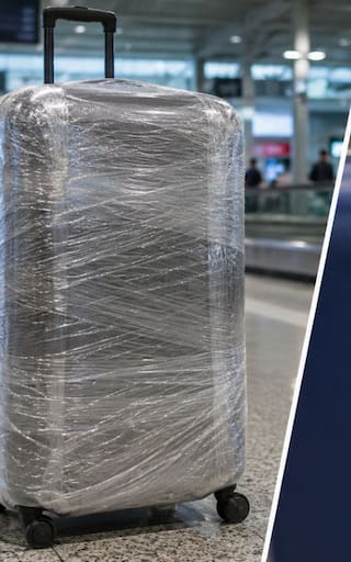 Cerrar la valija con candado o envolverla en papel film: cuál es la forma correcta y por qué recomiendan hacerlo de una sola manera