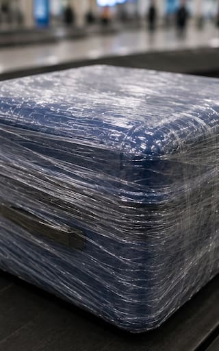 Cerrar la valija con candado o envolverla en papel film: cuál es la forma correcta y por qué recomiendan hacerlo de una sola manera