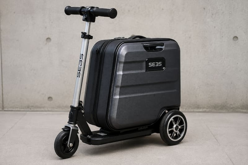 Marcas como Airwheel, Modobag y Motorised Suitcase impulsan esta tendencia.