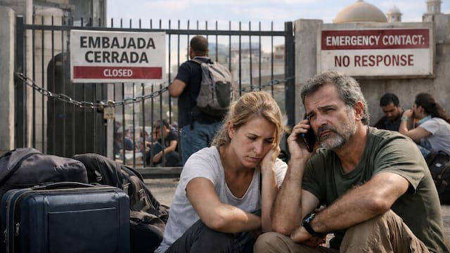 “No sabemos cómo salir”: miles de varados en Oriente Medio con embajadas cerradas y sin vuelos, ¿qué recomienda el Gobierno de España?