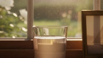 Poner un vaso con agua junto a la ventana: para qué sirve y por qué algunas personas lo hacen
