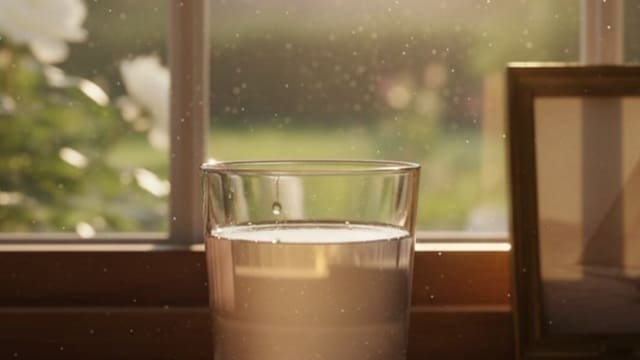 Poner un vaso con agua junto a la ventana: para qué sirve y por qué algunas personas lo hacen