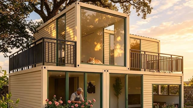 Adiós alquiler: venden casas chinas prefabricadas de acero con seis habitaciones listas para vivir por menos de 15.000 euros