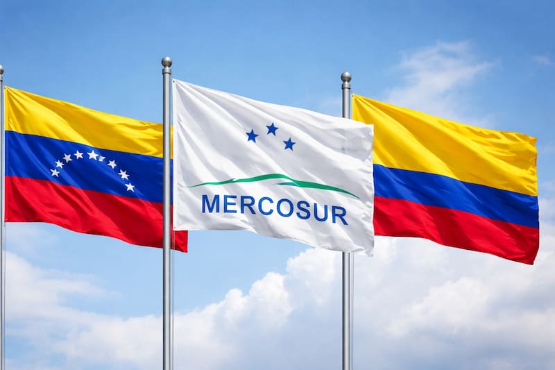 Gustavo Petro anuncia que Colombia y Venezuela solicitarán su ingreso como miembros plenos al Mercosur.