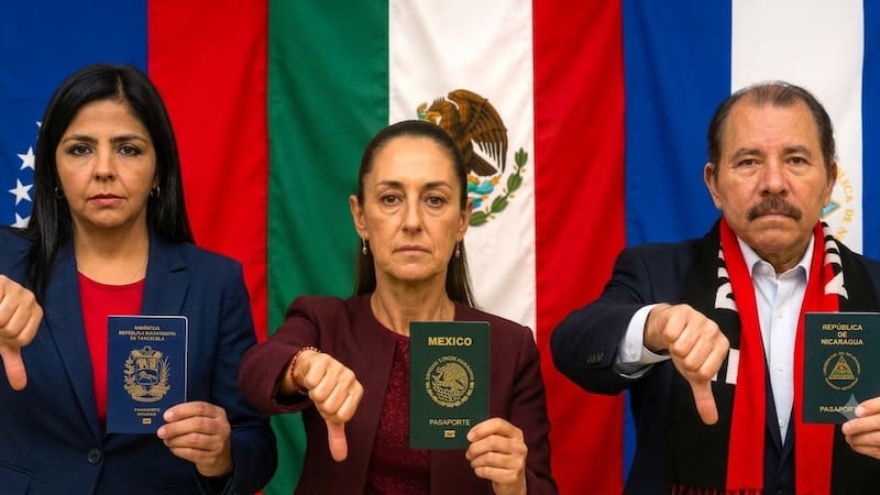 Pasaporte para entrar a Venezuela, México y Nicaragua