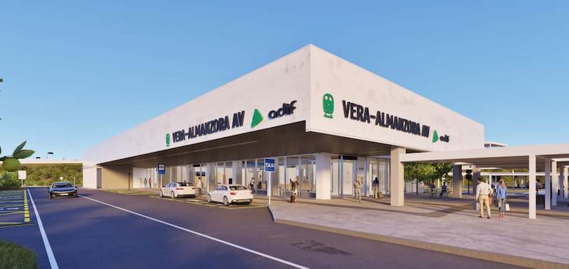 La nueva estación de Alta Velocidad de Vera-Almanzora reforzará las conexiones ferroviarias entre el Levante español y Andalucía y dará servicio a Vera y a otros municipios de la comarca del Levante almeriense