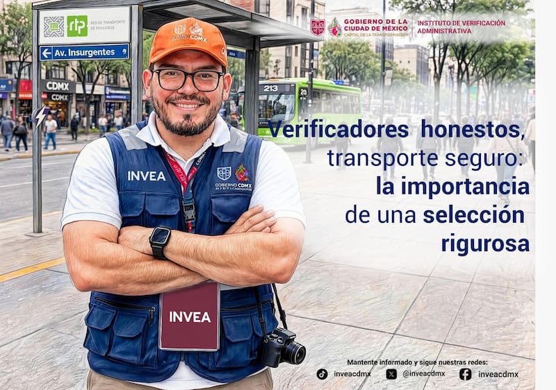 Nuevo Código Avisa: Funcionarios del INVEA llevarán cámaras corporales y GPS.