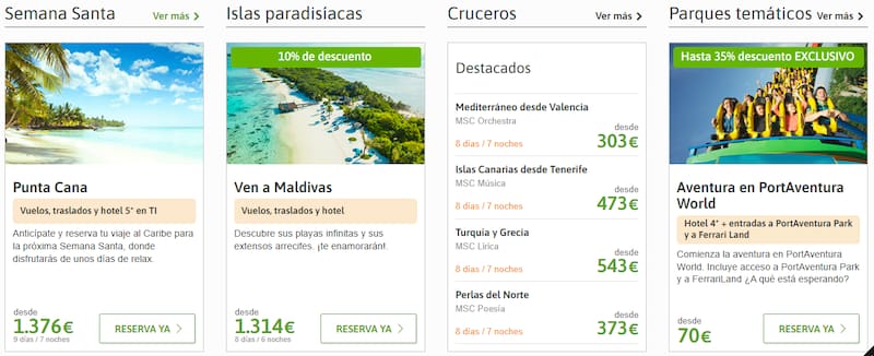 El Corte Inglés ofrece un paquete para Maldivas con vuelo, hotel y traslados desde 1314 euros.