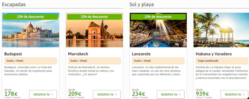 El Corte Inglés ofrece promociones para conocer Budapest.