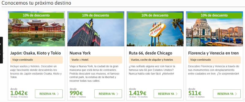 El Corte Inglés ofrece descuentos para visitar "La Gran Manzana": el paquete incluye vuelo y hotel para viajar a Nueva York.