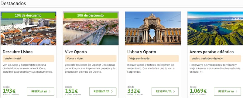 El Corte Inglés ofrece viajes a Lisboa en descuento: el paquete incluye vuelo y hotel por menos de 200 euros.