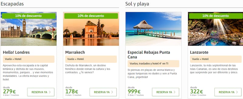 El Corte Inglés lanza una oferta para conocer Marrakech.