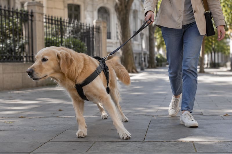 Víctor Mañero, adiestrador canino: “Si tu perro tira de la correa, el problema puede estar dentro de casa” (foto: ChatGPT)