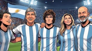Milei se pone la camiseta: relato futbolero, números de gestión y guiños maradonianos