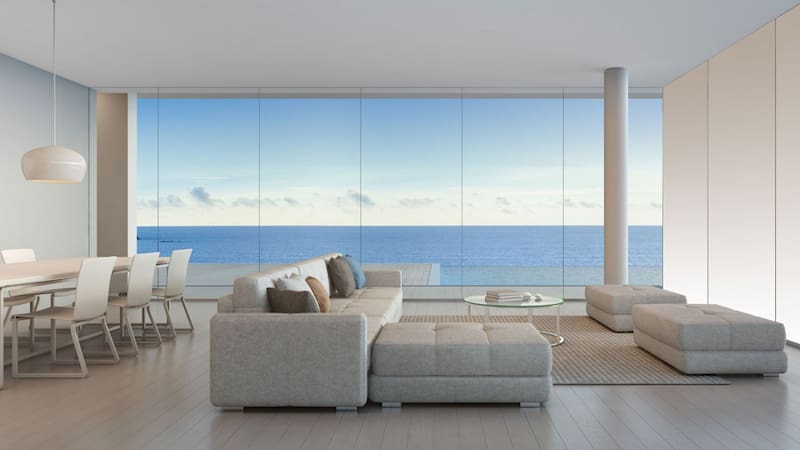 El cristal tintado es un vidrio inteligente que puede modificar su opacidad según la necesidad del usuario. Foto (Archivo)