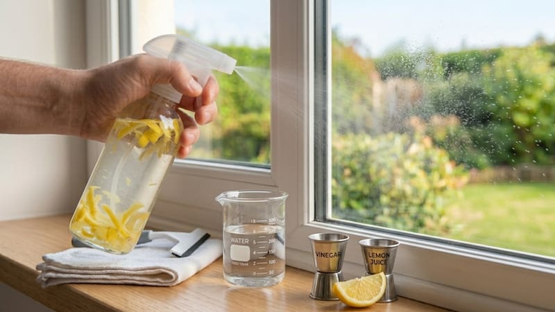 vinager or lemon juice