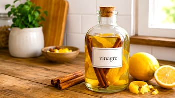 Vinagre, canela y cáscara de limón: por qué recomiendan mezclarlos y para qué sirve