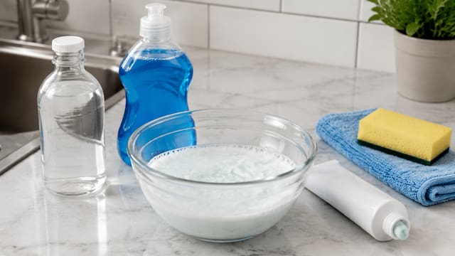 Mezclar vinagre, detergente y pasta de dientes: por qué lo recomiendan y para qué sirve