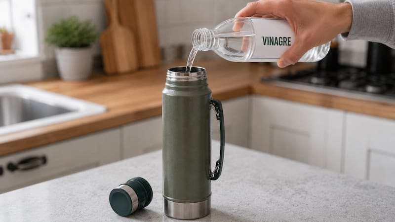 Rociar vinagre en el termo del mate: por qué lo recomiendan y para qué sirve.