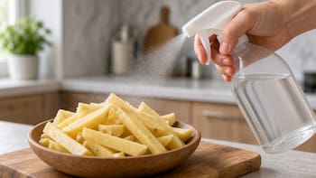 Rociar vinagre en las papas antes de freírlas: para qué sirve y por qué recomiendan hacerlo