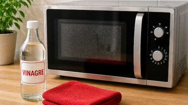 Limpiar con vinagre el microondas: por qué lo recomiendan los expertos y para qué sirve